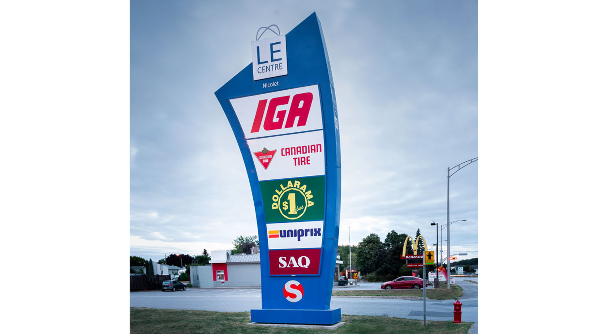 Enseigne lumineuse Entree LE Centre Nicolet